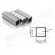 Alüminyum Kutu Profil 8mm X 8mm Et Kalınlık 1mm